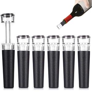 Vacuum Wine Stopper Reusable wine stopper with builtin vacuum pump Leakproof Sealed Silicone lid Air Cork fo 240119