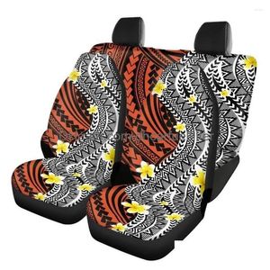 Car Seat Covers Ers Ethnic Style Polynesian Plumeria Print Polyester Fit For Most Suv Truck Van Accessories Interior Drop Delivery A Dhe7F