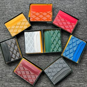 Tasarımcı Çanta Çantası Deri Deri Cüzdan Mini Cüzdanlar Renk Orijinal Deri Kart Tutucu Para Çanta Erkek ve Kadın Cüzdan Kart Tutucu Anahtar Yüzük Kredisi Kutu