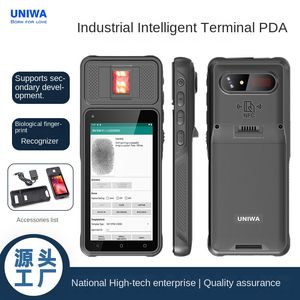 Sınır ötesi el tipi PDA Akıllı Terminal Barkod Tarama Depo Veri Toplayıcı NFC Parmak İzi Kimlik Envanteri Cep Telefonu
