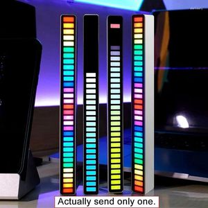 Gece Işıkları RGB Pikap Atmosfer Işık Müzik Araba Ritm LED Fantom Renk Ses Kontrol Sensörü