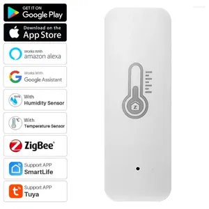 Akıllı Ev Kontrol Tuya Wifi Zigbee Sıcaklık Nem Sensörü İç Mekan Termometre Higometre Yaşam Desteği Alexa Google Assistant