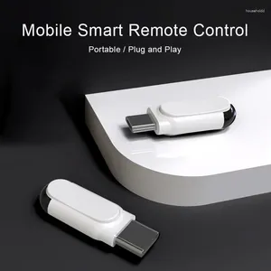 Telecomandi Controllo universale da smartphone Tipo C Micro USB Smart App a infrarossi Mini adattatore wireless per TV Aria condizionata