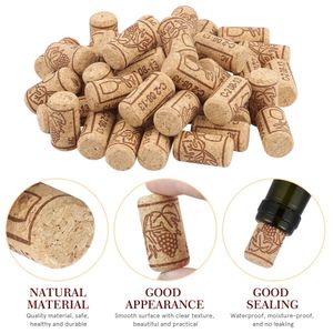 1 Set Natural Corks Wine Beer Stoppers Stopper Sealing Cork Replacement Craft Bottle Cover 240119