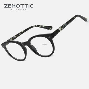 Óculos de sol zenottic 2023 recém chegados barato redondo óculos ópticos quadro para unisex retro óculos pam041 yq240131