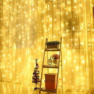 Dizeler 6m 4m 3m LED çelenk perde ışıkları 8 mod USB uzaktan kumanda peri ipi düğün ev lambası için Noel dekorasyonları