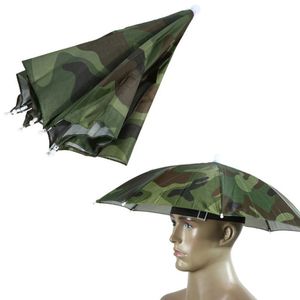 Портативный дождевой зонтик шляпа складываемой на открытом воздухе в водонепроницаемом кемпинговом кемпинга