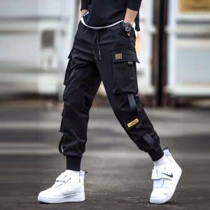Pantaloni nuovi pantaloni da uomo tasca da tasca a figura intera uomini hiphop joggers pantaloni più pantaloni da uomo cintura da donna streetwear