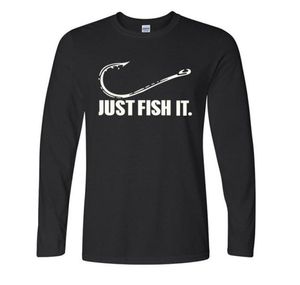 2019 neue Liebe Angeln T-shirt Mode Männer Fish It Lustige Angeln Angler Haken BaitTackle Vorgeschrumpfte Baumwolle Langarm T shirt X12271625181