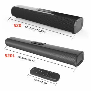 Soundbar Soundbars20L Yeni Strip Bluetooth Hoparlörler RCA Koaksiyel HDMI Yerleşik EQ 50W Highpower Yankı Duvar Ses Ses Çubuğu