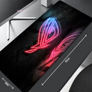 Fareler asus fare pedleri oyun mousepad oyuncusu fare mat klavye paspasları masa yastığı mousepads xxl 90x40cm bilgisayar için