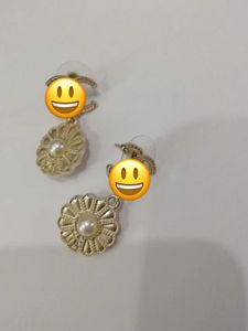 Moda Songle Gold Pearl Kearings Tasarımcı Küpeler Kadınlar İçin Lady Partisi Düğün Aşıkları Hediye Katılım Mücevher Pazen Çantası