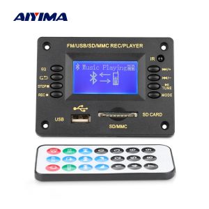 Radio Aiyima 5V MP3 Decoder Audio Board Mp3 Player Bluetooth 5.0 Decoder Поддержка USB SD AUX FM EQ Тексты песен отображение