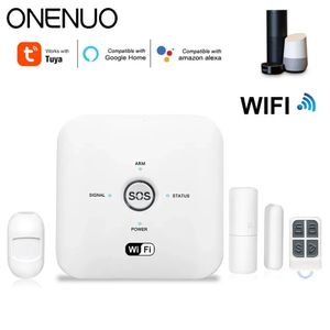 OneNuo Ev Güvenliği Akıllı Antitheft WiFi Alarm Sistemi Kapısı ve Hareket Sensörü Tuka Akıllı Uygulama Kontrolü 80DB Alarm Sistemi 240219