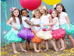 Tutu etek kızlar039 Petticoats ucuz 4 boyutta 20 renk Çocuk Aksesuarları Resmi Giyim UNTERSTERT BOTH TUTU etek bebek Petticoats1601713