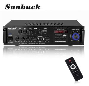 Sunbuck TAV6188E 2500W Bluetooth 50 Ses Amplifikatör Stereo Ev Sineması AMP ARAÇ 5CH AUX USB FM SD 2110118522653