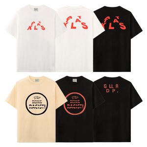Gallerie Tees Tişörtleri Tasarımcısı Lüks Moda T-Shirts Erkek Kadın Tees Marka Kısa Kollu Hip Hop Sokak Giyim Üstleri Giyim Giysileri D-14 Boyut XS-XL