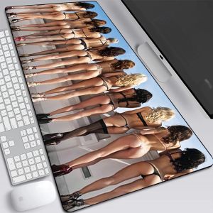 Pedler Seksi kız göt bikini büyük oyun fare ped bilgisayar dizüstü bilgisayar mousepad klavye ped masası mat oyuner fare mat xxl ofis mausepad