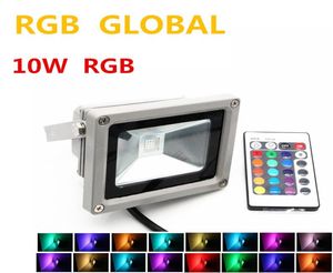 RGB-LED-Flutlicht für den Außenbereich, echte hohe Leistung, 10 W, 20 W, 30 W, 50 W, 100 W, Flutlichtlampe, wasserdichte IP66-Lampe mit Fernbedienung, Urlaub 7842329