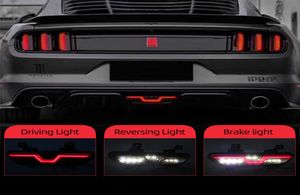 Ford Mustang için 1pcs 2015 2016 2017 2018 2019 2020 Araba Led Reflektör Arka Sis Lambası Fren Işığı Yedekleme Lambası Arka Tampon Light4657695