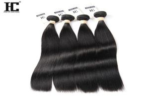 7a não processado 4 pacotes de cabelo virgem brasileiro em linha reta 100 trama de cabelo humano hc produtos de cabelo cabelo brasileiro tecer pacotes 8748471