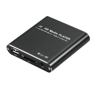 Oyuncu Yeni Mini 4K HD Medya Oyuncu Destek SD Kart USB Disk HDD 1080P Multimedya Otomatik Oyun Reklam Video MP3 MP4 Oyuncular TV Kutusu