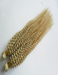 Монгольские афро-кудрявые вьющиеся волосы плетения 2 шт. 4B 4C Кудрявые вьющиеся волосы для наращивания плетения человеческих волос Bundles3577577