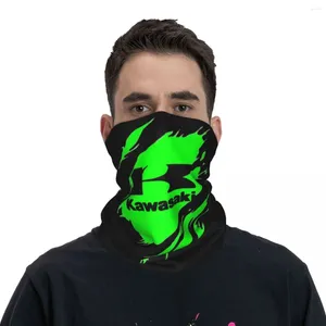 Eşarplar Motor Kawasakis Takım Logosu Balaclavas Aksesuarlar Boyun Kapağı Motosiklet Yarışı Bandana Yüz Maskesi Bütün Sezon