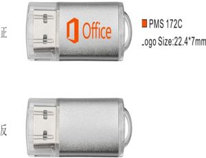 Toplu 50pcs Baskılı Özel Logo USB 20 Flash Drive 1G 2G 4G 8G 16G Dikdörtgen Kişiselleştirilmiş Kişiselleştirme Bellek Çubuk Pendrives Compu7441113