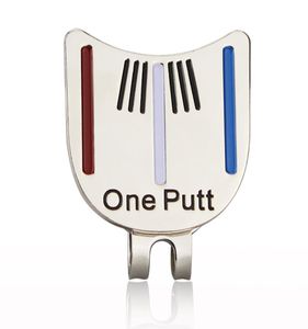 Mıknatıs Pozisyonlu Golf Top Marker Şapka Klipsi Mark One Putt Putt Putting Cap Cap Clips7757840