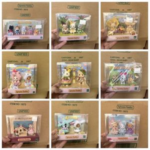 Sylvanian aileleri anime kız figürleri bebek serisi figür mobilya seti pvc heykel model bebek koleksiyonu süsleri hediyeler oyuncaklar 240301