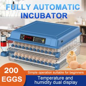 Аксессуары Инкубатор на 200 яиц Автоматический куриный брудер Сельскохозяйственное оборудование Аксессуары для инкубации птиц, цыплят, уток, гусей Большой инкубатор для яиц
