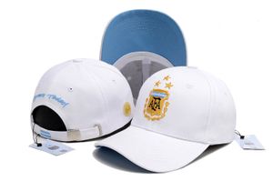 Dünya Kupası Futbol Kapağı Arjantinli Caps Beyzbol Kapağı Erkeklerin Nefes Alabası Şapka Bayanlar Moda Net İnce Pamuk Hızlı Kurutucu Güneş Hat20218i