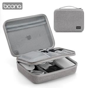 Case Boona Eva Sabit Kabuk Elektronik Organizatör İPad Pro 11 inç Sabit Sürücü Kabloları Kulaklık Cep Telefonu AC Adaptör Çok Kullanım