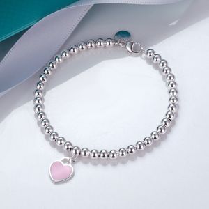 Pulseira de bracelete de contas Designer feminina para fêmeas para fêmeas Designer de casal de casal para homens para homens e mulheres Silver Jewelry Bracelet.