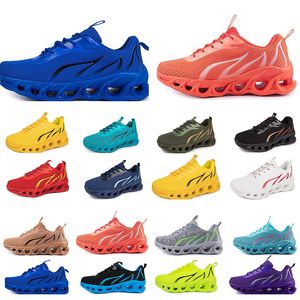 2024gai bahar erkek ayakkabı koşu düz ayakkabılar yumuşak taban moda bule gri modeller moda renk engelleme sporları büyük boyut 183