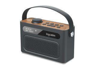 Колонки Inscabin M60II Stereo DAB Radio Портативная беспроводная колонка с Bluetooth, FM/Красивый дизайн/Перезаряжаемая батарея/TF/USB