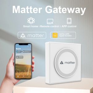 Kontrol Matter Smart Gateway Huba Homekit Zigbee Multimodel Akıllı Ev Köprüsü WiFi Bluetooth Alexa Google Home Akıllı Yaşam Uygulama Kontrolü