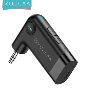Автомобильный Bluetooth-приемник KUULAA 5,0 3,5 мм, разъем AUX, беспроводной аудиоадаптер для автомобильного ПК, динамик для наушников, автомобильный аудиоадаптер Bluetooth
