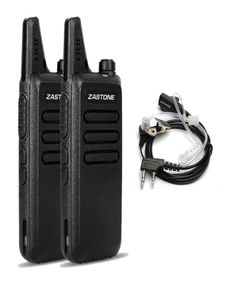 Walkie Talkie 2pcs Zastone X6 UHF 400470MHz 16 Kanal Portable2054504 kulaklıklı iki yönlü radyo