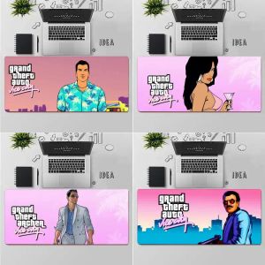 Pads Grand Theft Auto Vice City Game Office Mice Gamer Soft Mouse Pad Table Rug PC Ноутбук ноутбук резиновый оптом коврик