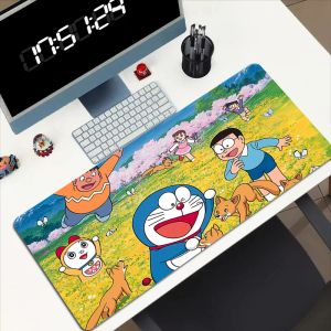 Pedler Doraemon Mause Pad Gamer Dolap Oyunları Ofis Aksesuarları Mousepad Anime Bilgisayar Masaları Maskesi Mat Fare Halı Klavye Oyun PC