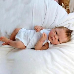 18-дюймовая реалистичная кукла реборн, реалистичная новорожденный ребенок, выглядит как настоящий мальчик/девочка