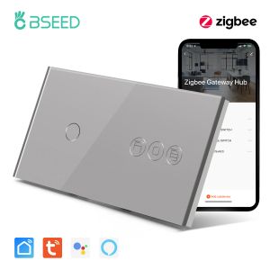 Intercom BSEED Smart Zigbee Tuya Switches для электрических моторизованных жалюзи на роликовые затворы беспроводной выключатель беспроводной выключатели Smart Home Alexa приложение