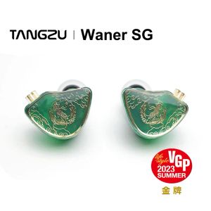 Kulaklıklar tangzu waner sg hifi müzik idear kulaklık iem kulaklıklar 0.78mm fiş çıkarılabilir kablo kablolu kulaklık ile mikrofon wan er