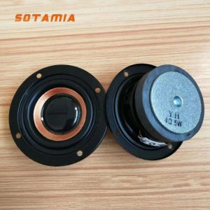Hoparlörler Sotamia 2pcs 64mm Ses Amplifikatör Hoparlör Sürücü 4 Ohm 5W Mini Tam Menzilli DIY Bluetooth Müzik Hoparlör Ev Sineması için
