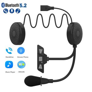 Kulaklık/Kulaklıklı Bluetooth 5.2 Motosiklet Kask Kulaklığı Kablosuz Handfree HiFi Müzik Çalar Motorlu Motorlu Mikro
