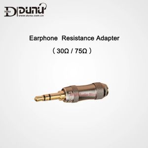 Аксессуары Dunu Оригинальный импедансный штекер Audio Audio Earphone Jack Arphone Adapter 30/75 Ом