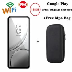 Hoparlörler Yeni 16GB MP4 Player Bluetooth WiFi Android 7.1 Dokunmatik Ekran Hifi Metal Müzik Kaydedi MP3 Video Oynatıcı TF Kart Hoparlör Ücretsiz Uygulama