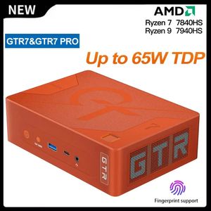 Mini PC'ler Beelink GTR7 Pro Gaming Mini PC Ryzen 9 7940HS 65W TDP Destek Overclocked Ryzen7 7840HS GTR7 Masaüstü Mini Bilgisayar